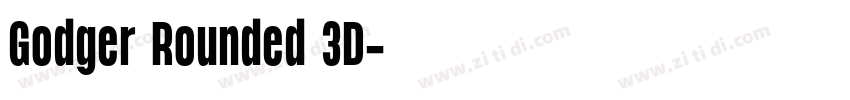 Godger Rounded 3D字体转换